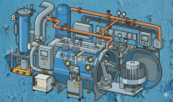 Vakuum-Beschichtungsanlage Konzept